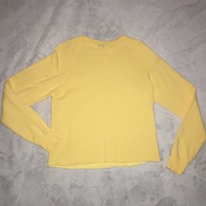 Yellow sweatshirt